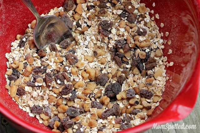 Banana Nut Raisin Oatmeal Breakfast Bake! #Recipe