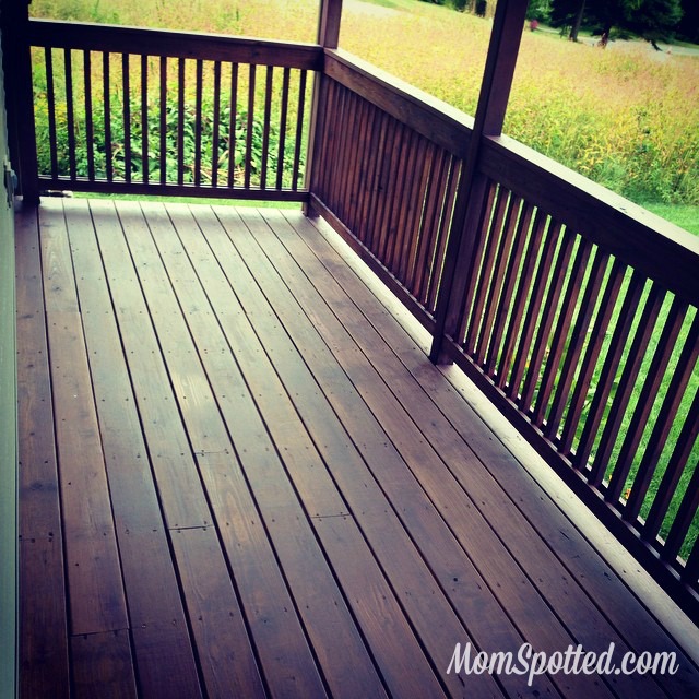 our front deck porch