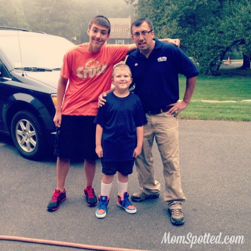 First day of school with dad gavin johnny