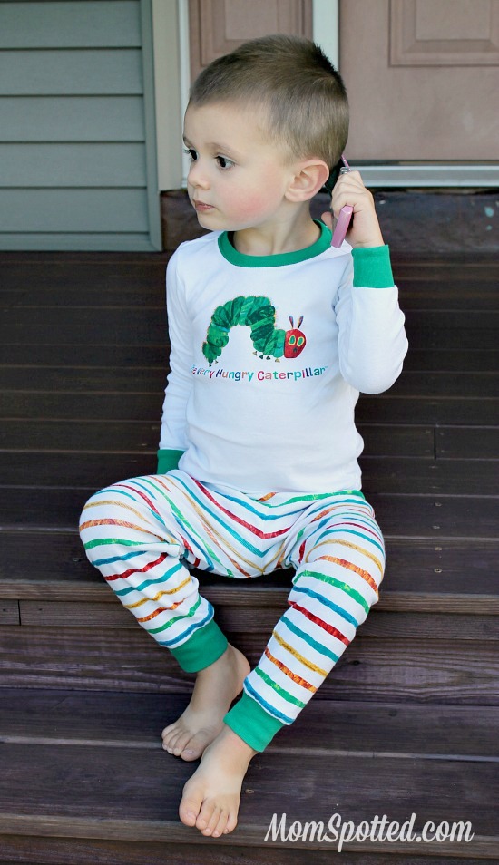 Gymboree Eric Carle Hungry little Caterpillar Pajamas #SawyerJames