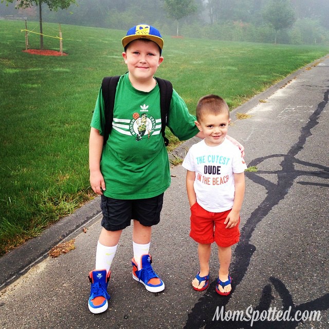 Sawyer Gavin first day of school