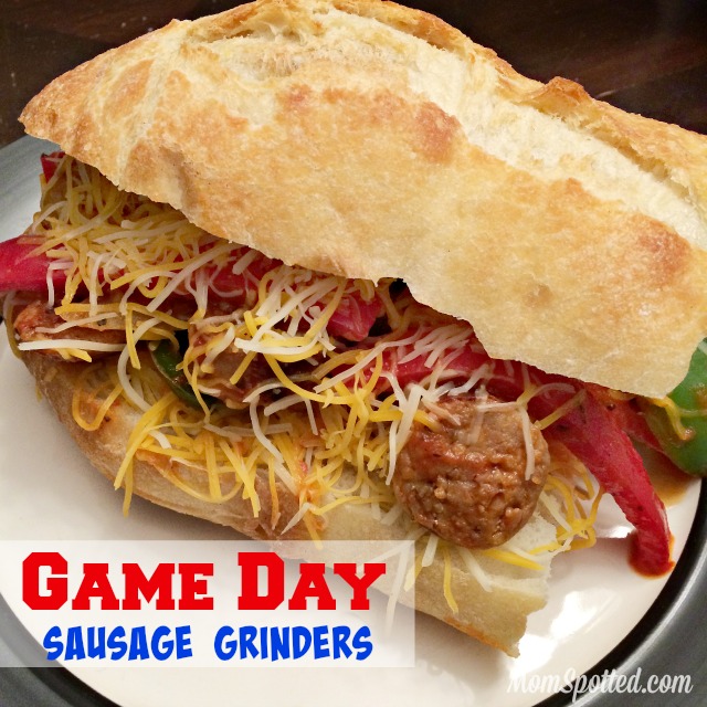 Game Day Sausage Grinders {20 Minute Dinner Recipe with Ragu} #NewTraDish