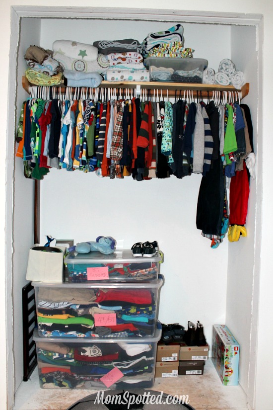 Organizing Kids Clothing & Closets momspotted.com