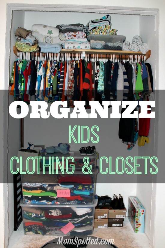 storing kids clothes