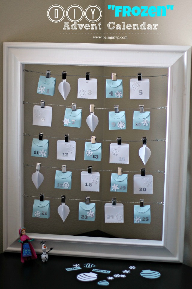 Disney's Frozen Advent Calendar {A Silhouette Craft}