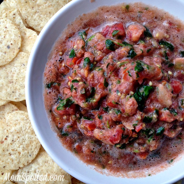 Homemade Organic Salsa whole30 paleo Recipe found on momspotted.com