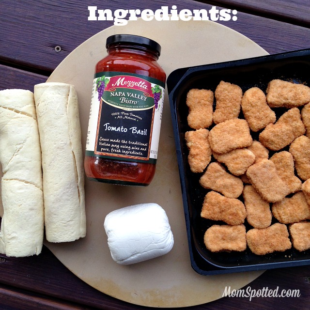 Kid Friendly Chicken Nugget Parmesan Ring Recipe found on MomSpotted.com
