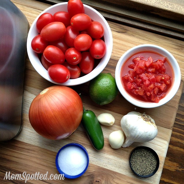 Homemade Organic Salsa Recipe found on momspotted.com