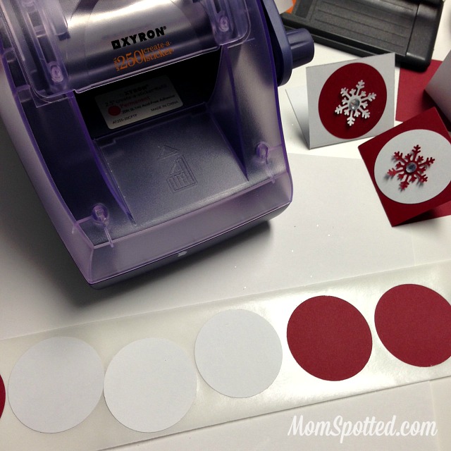 Easy DIY Snowflake Rhinestone Gift Tags