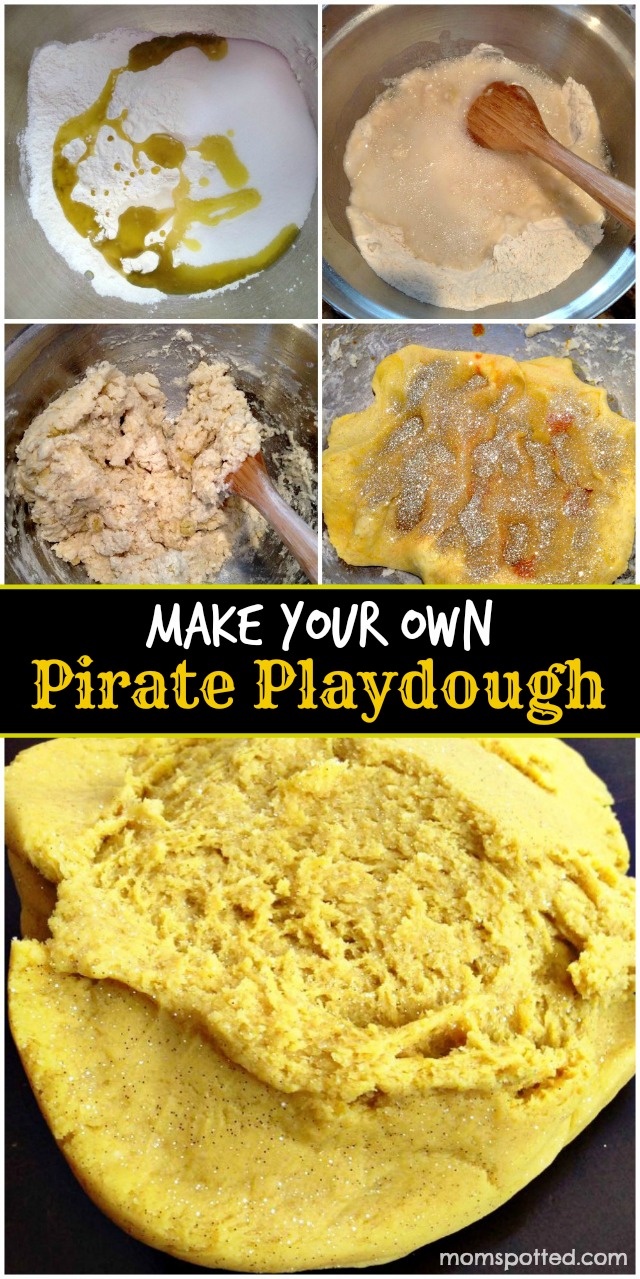 Make Your Own pirate playdough recipe