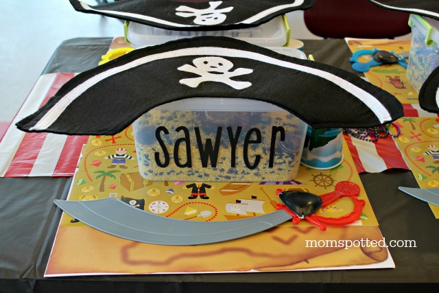 Pirate Ship Sensory Kit Goody Boxes for Pirate Party