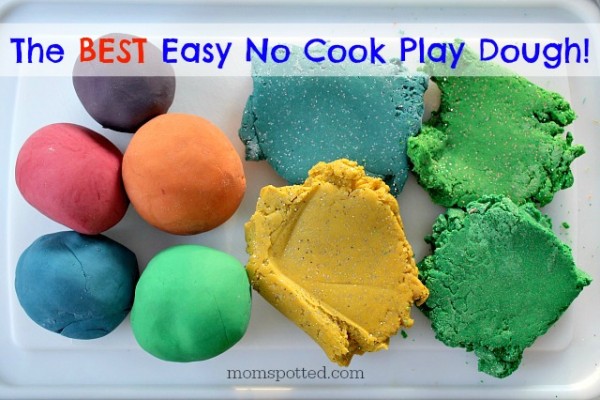 3 ingredient playdough no cook