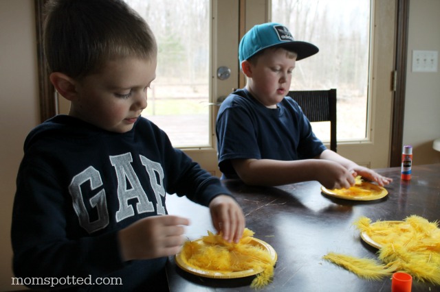 Baby Chicks Paper Plate Craft 