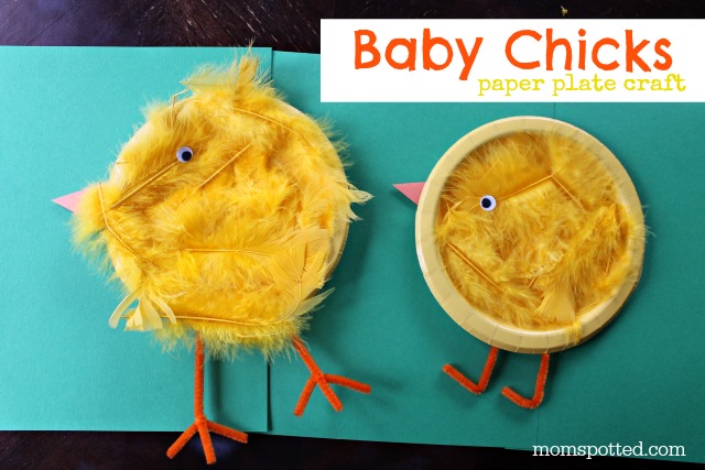 Baby Chicks Paper Plate Craft 