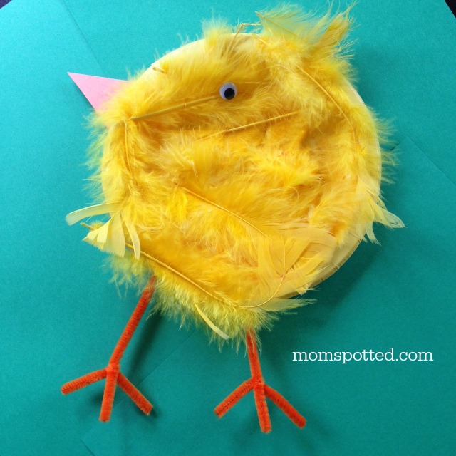 Baby Chicks Paper Plate Craft 