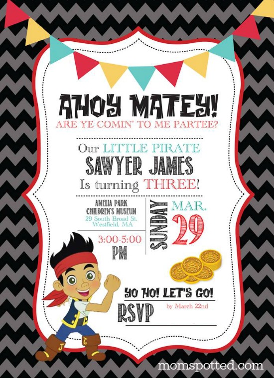 Sawyer's Fun Pirate Themed Birthday Party