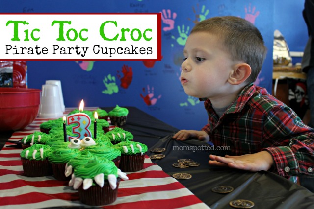 Tic Toc Croc Pirate Cupcakes