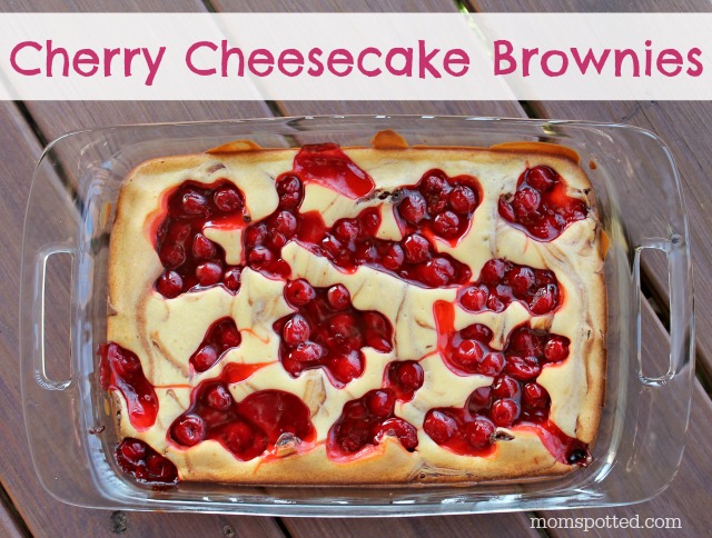 Cherry Cheesecake Brownies momspotted