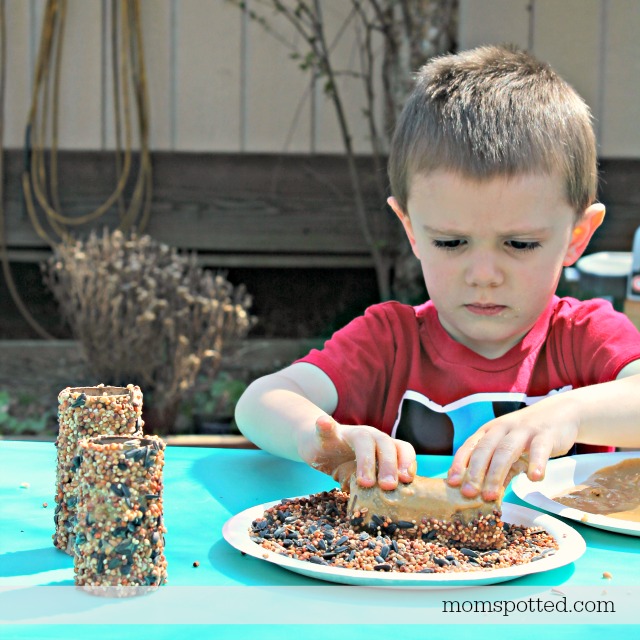 How To Make Your Own Bird Seed Feeders {Fun Crafts with Mom}