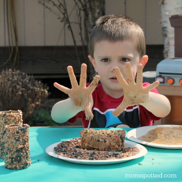 How To Make Your Own Bird Seed Feeders {Fun Crafts with Mom}