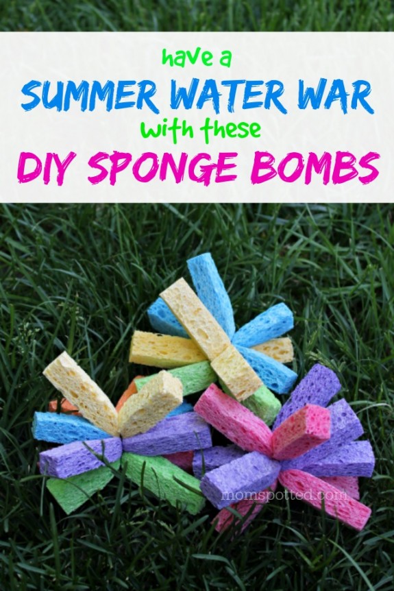 Have a Summer Water War with these DIY Sponge Bombs