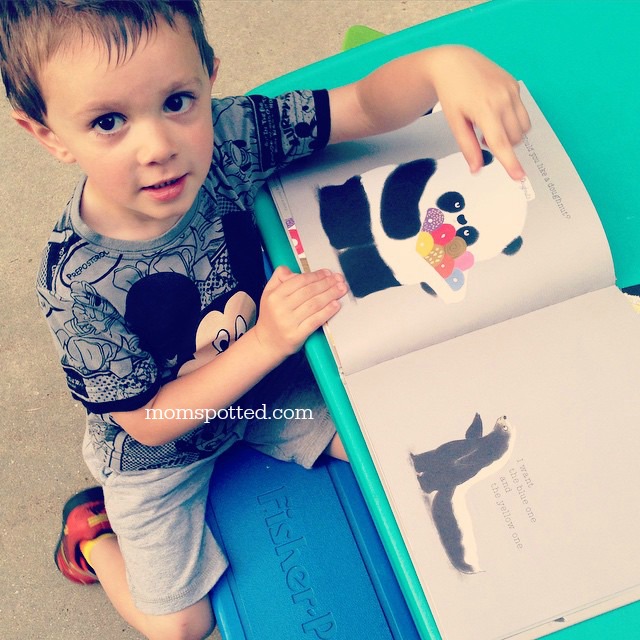 Sawyer Reading Books Outside Scholastic Summer Reading