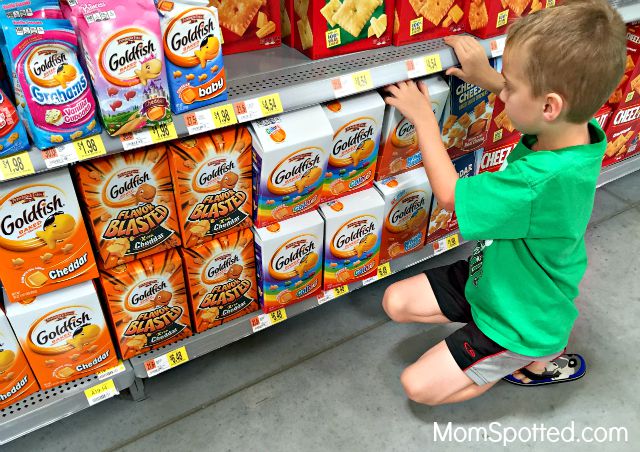 Wet Ones® and Goldfish Crackers® at Walmart