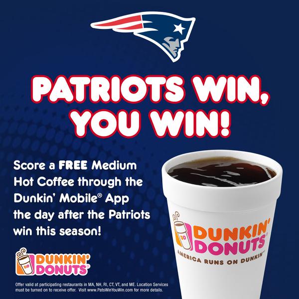 New England Patriots - The Dunkin' Donuts Patriots Pre-Game Social is LIVE!  Tune in & talk Pats all the way up to kickoff: