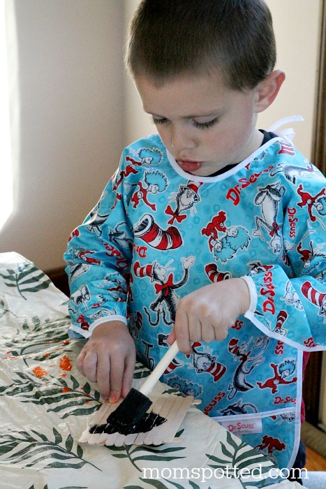 Halloween Spider Popsicle Stick Craft for Kids