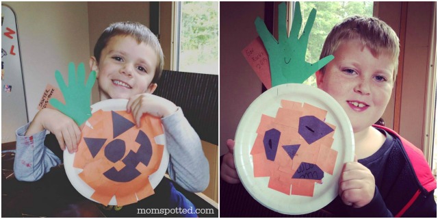 Halloween Jack-O-Lantern Paper Plate Pumpkins {Fun Crafts with Mom}