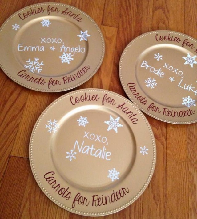 Cookies for Santa Plate