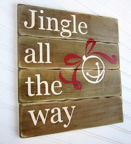 Jingle All the Way Holiday Sign