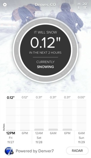 SnowCast app