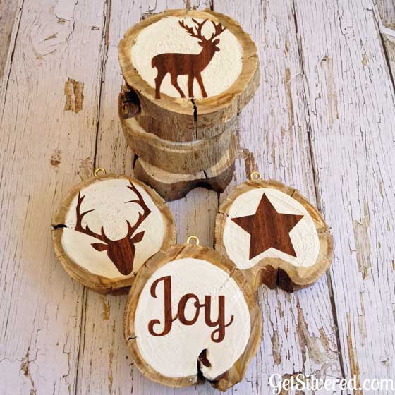 Wood Slice Ornaments