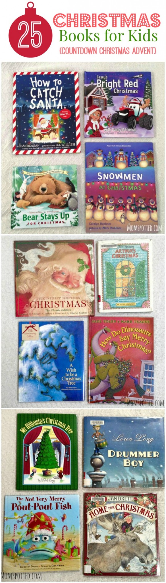 25 Days of Christmas Books for Kids {Countdown Christmas Advent}