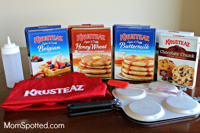 Breakfast Night With Krusteaz & Honey Wheat Applesauce Pancakes