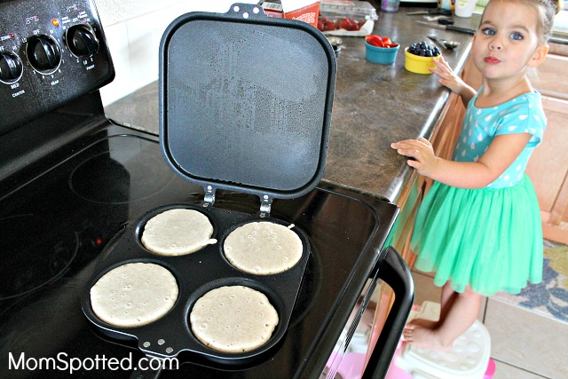 Breakfast Night With Krusteaz & Honey Wheat Applesauce Pancakes