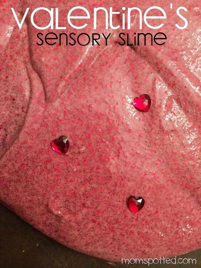 Valentine's Day Sensory Slime with Surprises Inside