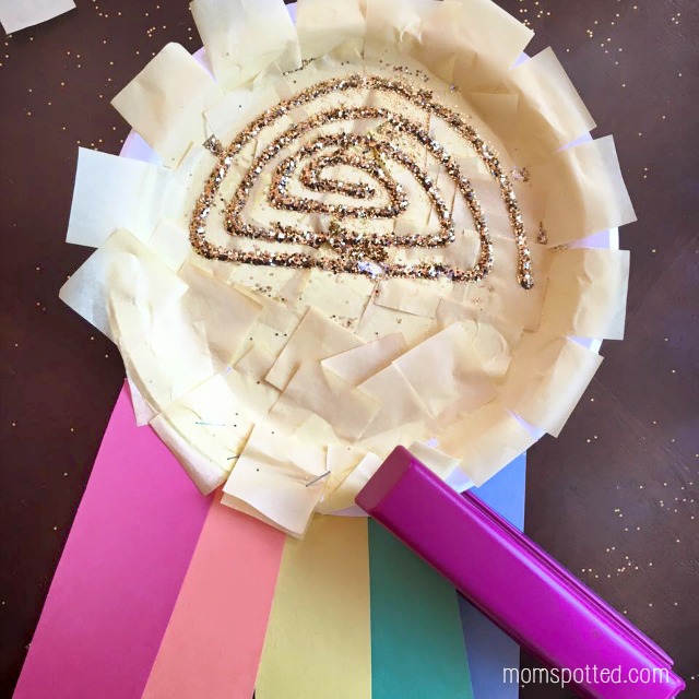 Rainbow Sun Clouds Paper Plate Craft Staples