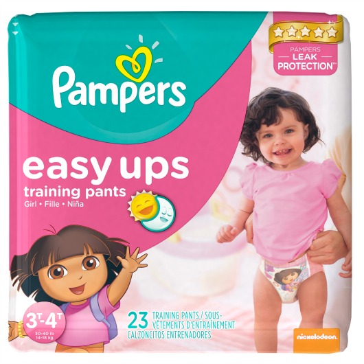 This squad sweetie is excited to get started on potty-training with our Pampers  Easy Ups, and we're excited for her 🎉 Easy Ups have du