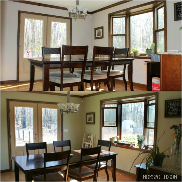 dining room + kitchen color makeover Clark+Kensington 