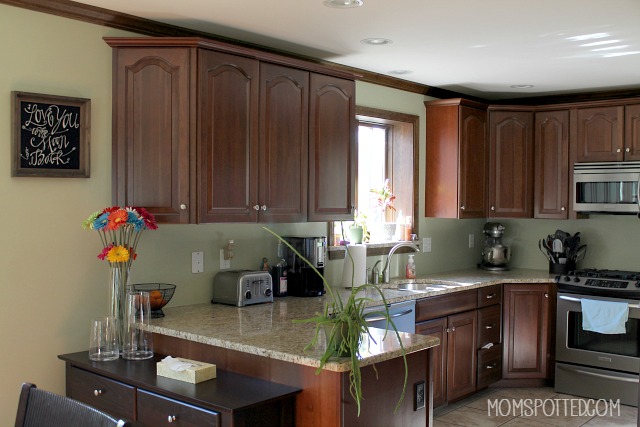 Kitchen after with Clark+Kensington Feather Cactus