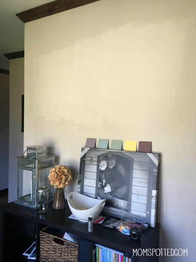 Choosing A Bold Color Accent Wall With Valspar #FindYourColor