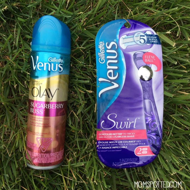 Gillette Venus Swirl razor & shave gel