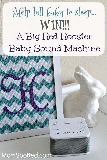 Lull Baby To Sleep With Big Red Rooster's Baby Sound Machine {& Giveaway}