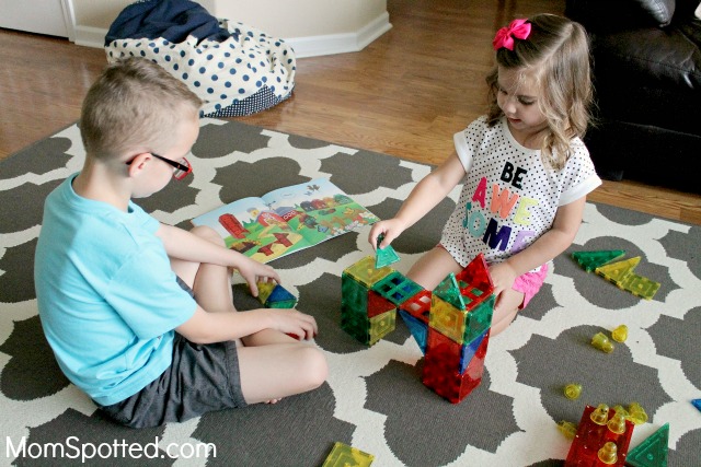 Shape Mags Stick'N Stack Tiles Encourage Creativity and Imagination! {& Giveaway!}