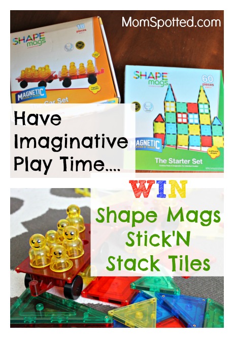 Shape Mags Stick'N Stack Tiles Encourage Creativity and Imagination! {& Giveaway!}
