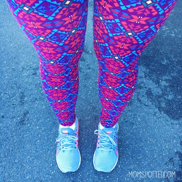 Keeping A Fit Mind With Nature Made At Walmart - Mom Spotted LuLaRoe leggings running fitness