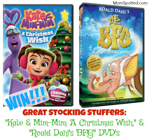 "Kate & Mim-Mim: A Christmas Wish," And "Roald Dahl's BFG" DVD's Make Great Stocking Stuffers