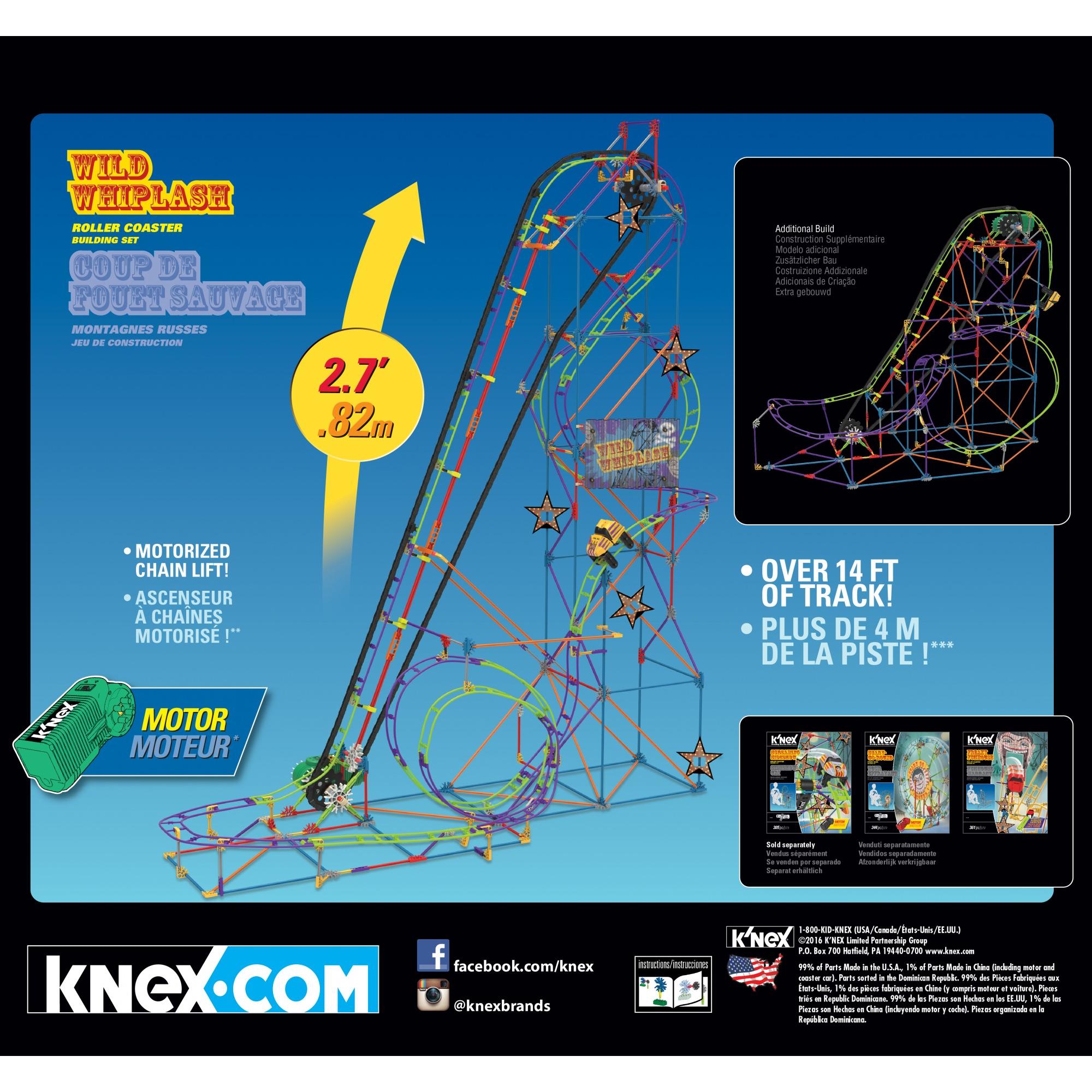 The K NEX Wild Whiplash Roller Coaster is a Huge Hit Mom Spotted